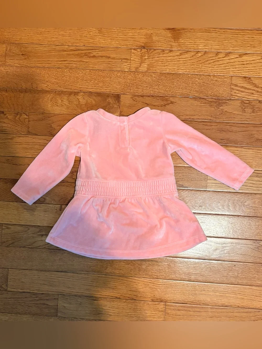 Nike Pink Velour Long-Sleeve Dress with Bloomers